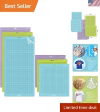 Versatile Crafting Cutting Mats - 6 Pack for Cricut, Ideal for All Materials