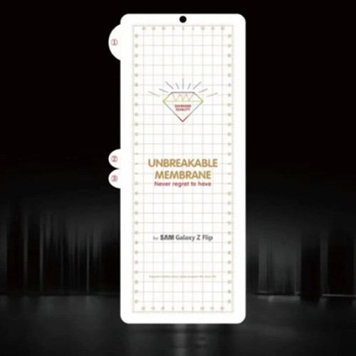 3IN1 Protective Film Galaxy Z Flip3 Front Back Side Screen Protector For - Zdjęcie 3 z 14