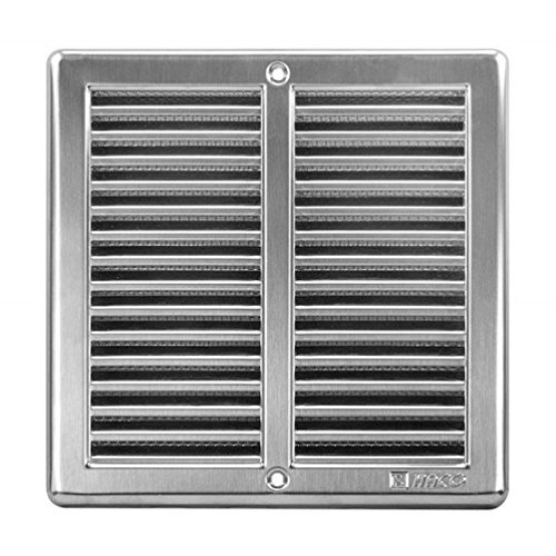 Stainless Steel Air Vent Grille Cover 200x200 (8x8") Ventilation Grill (I1T)