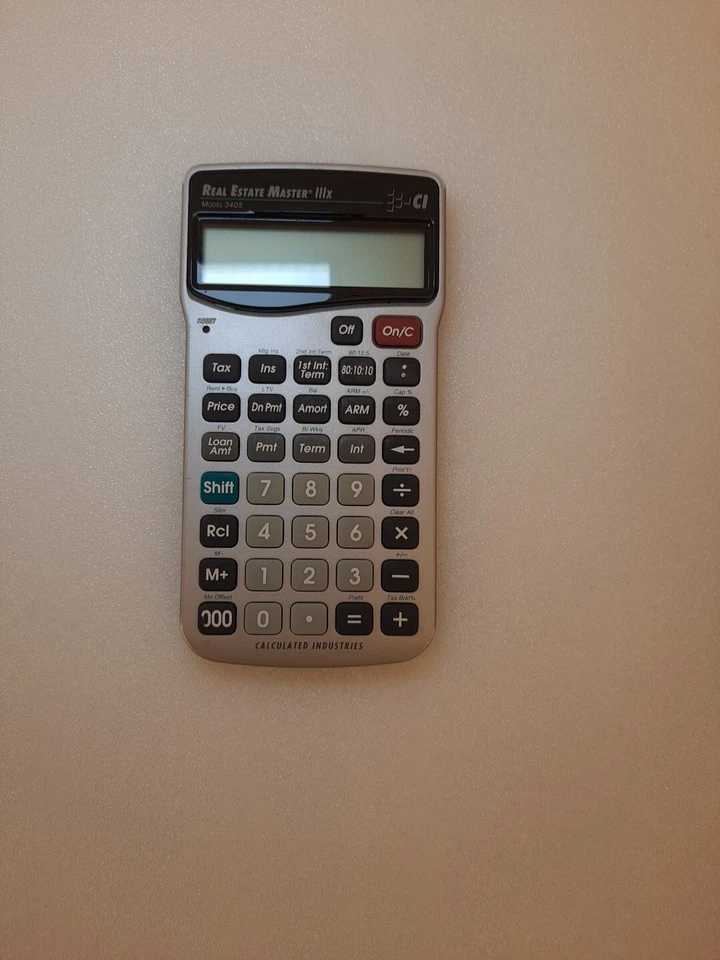 Calculated Industries Qualifier Plus IIIx, Real Estate Qualifying, Model 3415 - Image 3 of 4