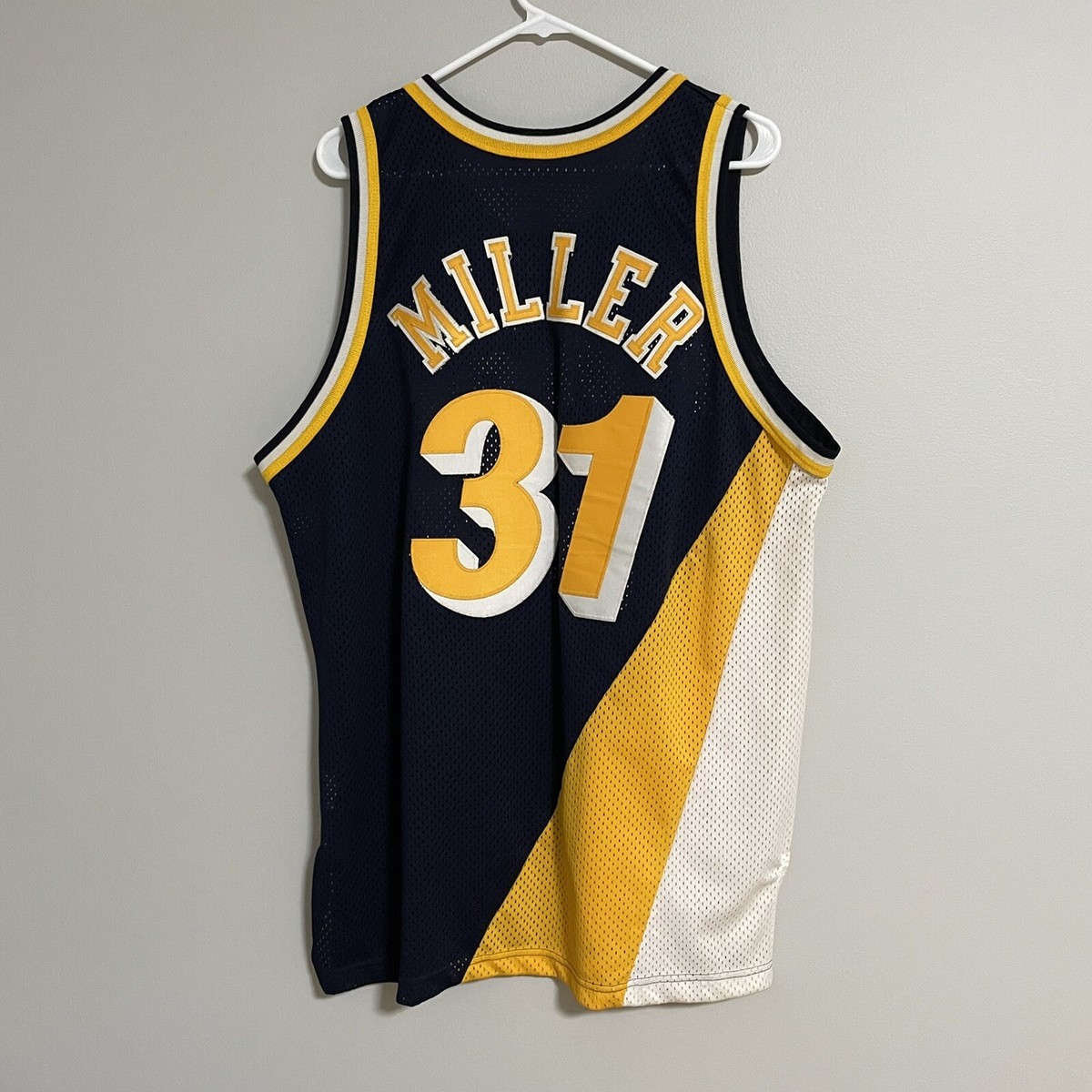 Vintage Reggie Miller Indiana Pacers Champion Jersey NBA #31