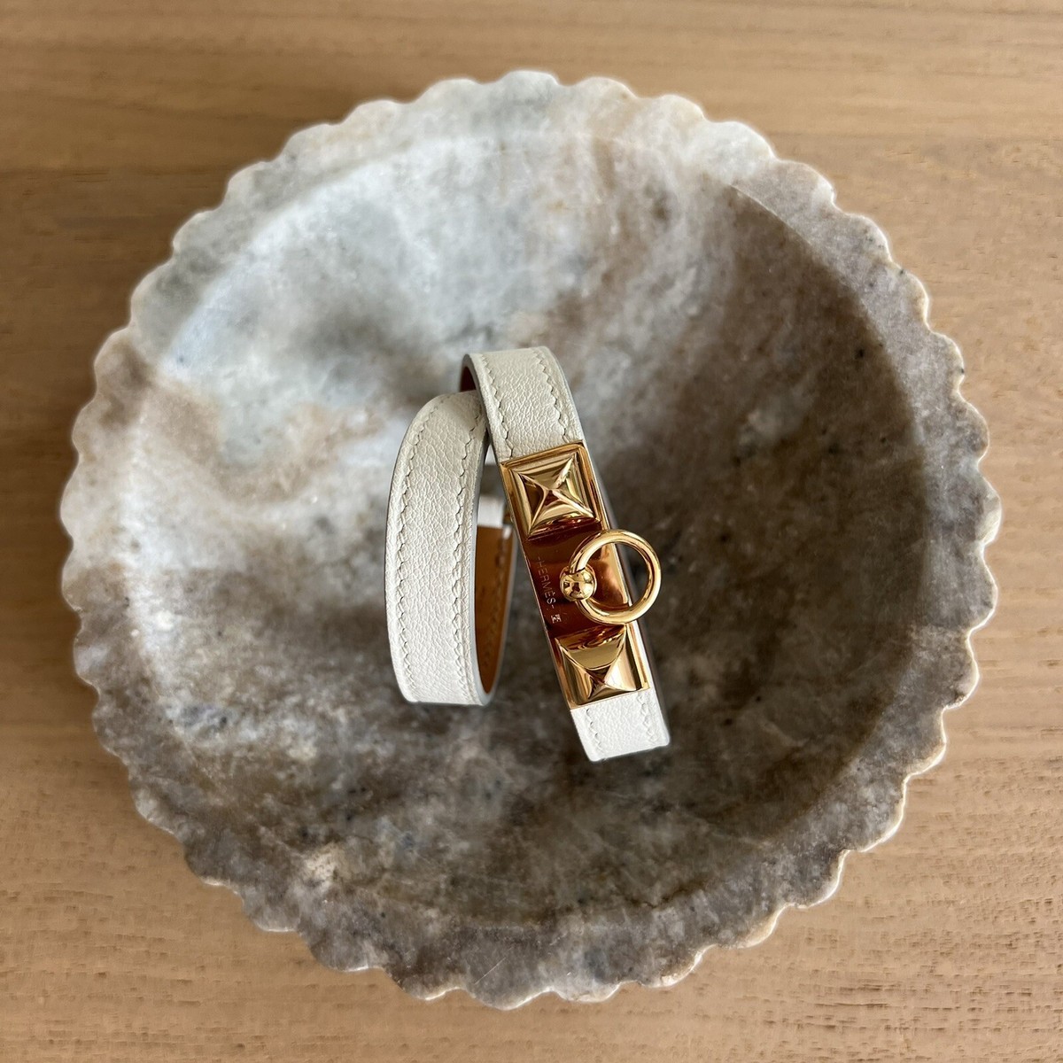 HERMÈS Rivale Double Tour Bracelet | eBay