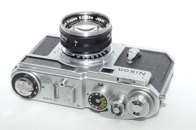 Nikon SP rangefinder camera. Titanium Shutter. Nikkor 5cm f1.4