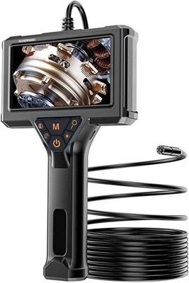 5M (16.4FT) Endoscope Camera, 4.3'' Screen, 8mm Borescope, IP67 Waterproof