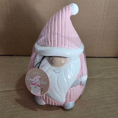 Gonk Keksdose Rosa Keramik Weihnachten Aufbewahrung Nordic Wichtel Küche Deko Neu