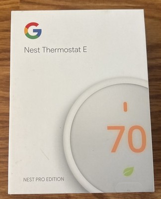 Google Nest Thermostat E Nest Pro Edition Model: A0063 T4001ES - New Open Box