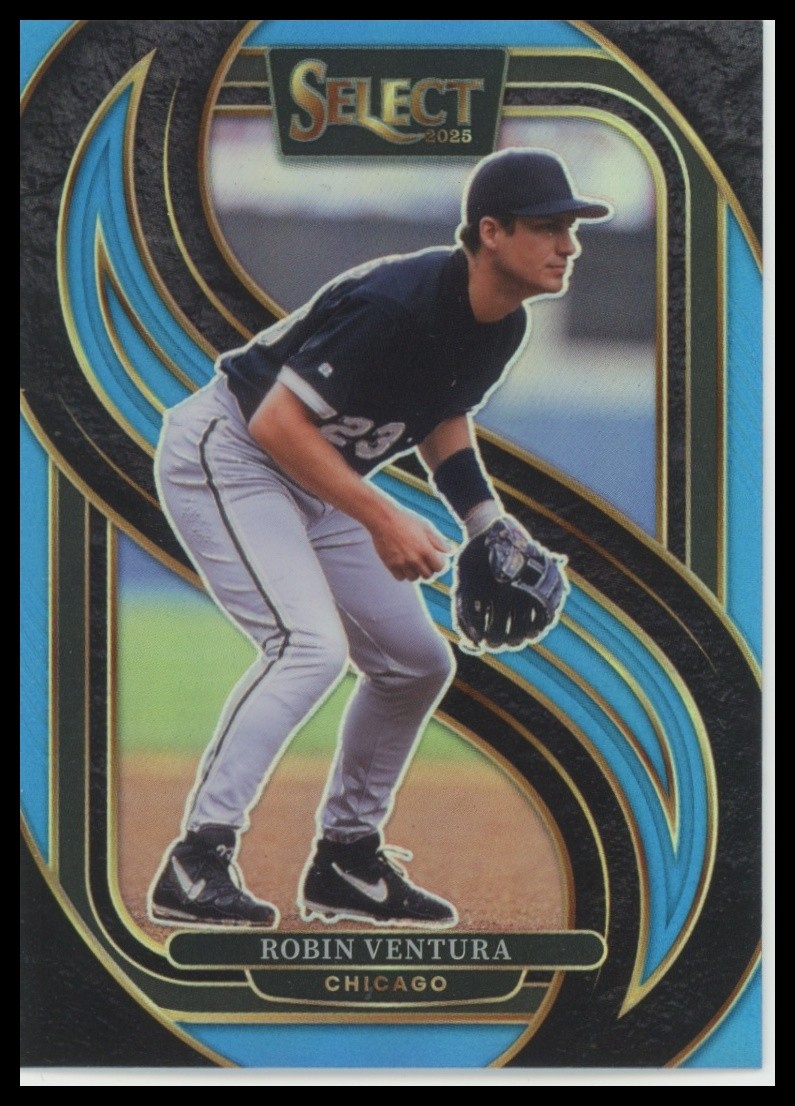 2025 Panini Select #109 Robin Ventura Blue Prizms #/199