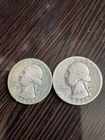 Lot of Two (2) Dazzling 1939 & 1941 Washington Quarters, 90% Silver