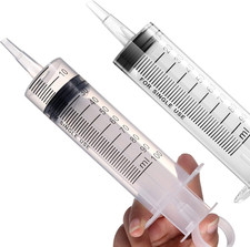 2 Pack Large Syringes (100 ML), Plastic Garden Industrial for...