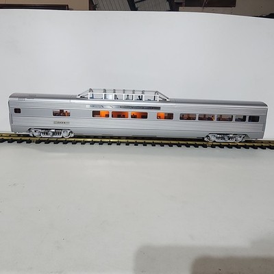USA Trains R31006 G Scale Santa Fe Super Chief Aluminum vista Dome #1 LED light