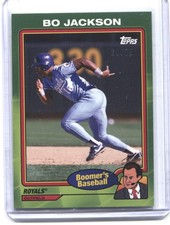 2024 Topps X Chris Berman Boomer's Baseball Bo Jackson Green 20/75 Royals