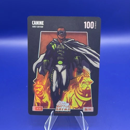 2026 Bo Jackson Battle Arena Canine "Kenneth Walker III" #BF-163 BattleFoil FIRE