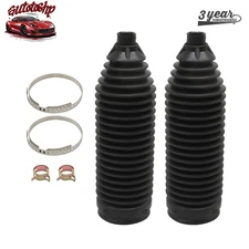 For Chevrolet GMC Cadillac Nissan Rack & Pinion Inner Tie Rod Bellow Boots Kit