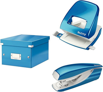 Leitz Set Click & Store Aufbewahrungsbox Mit Deckel Klein Mit Locher Und Heftger