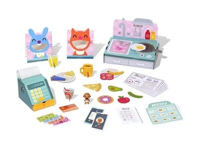 Sago Mini Pet Café Activity Box w Pretend Play Kitchen Multicolor 1