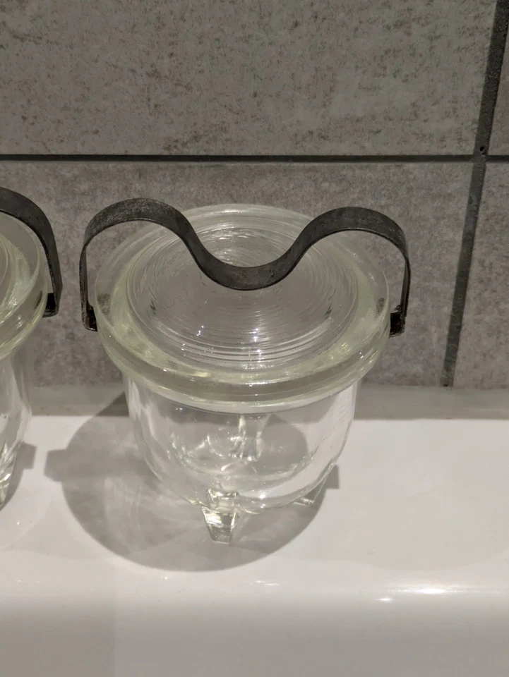 4 Wilhelm Wagenfeld Bauhaus Design Eierkocher Jenaer Glas Schott & Gen + Spange - Bild 2 von 4