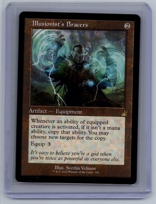 Ravnica Remastered #392 Illusionist's Bracers (Retro Frame)