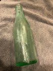 Pluto Water Americas Physic Embossed Green Tint Glass Bottle, 12 oz Volume — photo 6