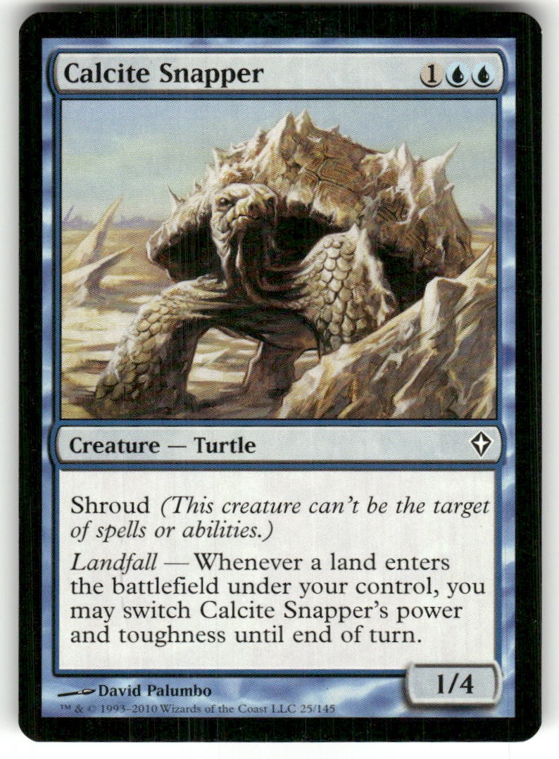 Calcite Snapper 25 Common Worldwake Magic: The Gathering Near Mint