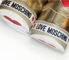 ❤️LOVE MOSCHINO❤️Gold & white two tone tennis shoe hearts sneakers size 39EU/9US — photo 8