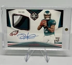 2020 PANINI LIMITED JALEN HURTS ROOKIE PATCH AUTO 30/49 PHILADELPHIA EAGLES