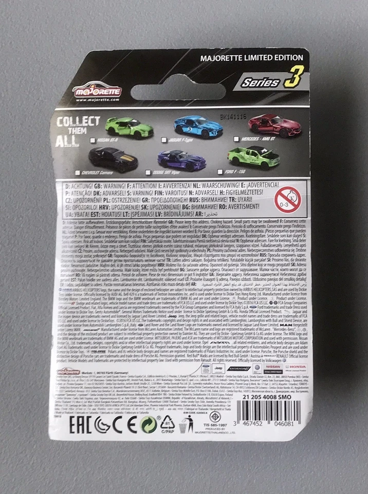 🇯🇵 NISSAN GT-R. Majorette. Series 3. Limited Edition. Réf : 214D. Année 2017 - Photo 3/3