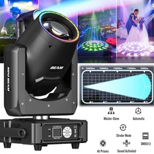 350W 48Prism LED Stage Lighting Gobo Moving Head DJ Disco Party DMX Beam Light