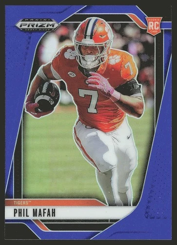 2025 Panini Prizm Draft Picks #17 Phil Mafah Prizms Blue #/249 SN