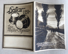 1927 Stary katalog Voigtländer Aparaty Akcesoria Fototechnika Kamera płytowa Rys.