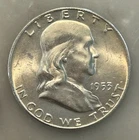 1953-D Franklin Half Dollar - AU - About Uncirculated - 90% Silver