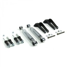 1935 - 1948 Ford Chrome Shock Kit With Mounts Fits Magnum Axles Ratrod Classic