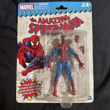 HASBRO Pizza Spider-Man 2017 Marvel Legends Retro Card 6 Figure Spidey
