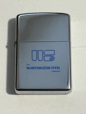 Vintage 1976 Zippo Lighter - The Worthingtin Steel Company