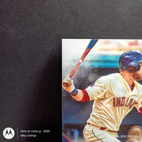 2016 Topps Series 1-Jason Kipnis #195-CAMO VARIATION on JERSEY-SP **MINT**QRSC** - Picture 3 of 8