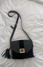 Black Leather Biba Cross body Handbag PLEASE READ DESCRIPTION 