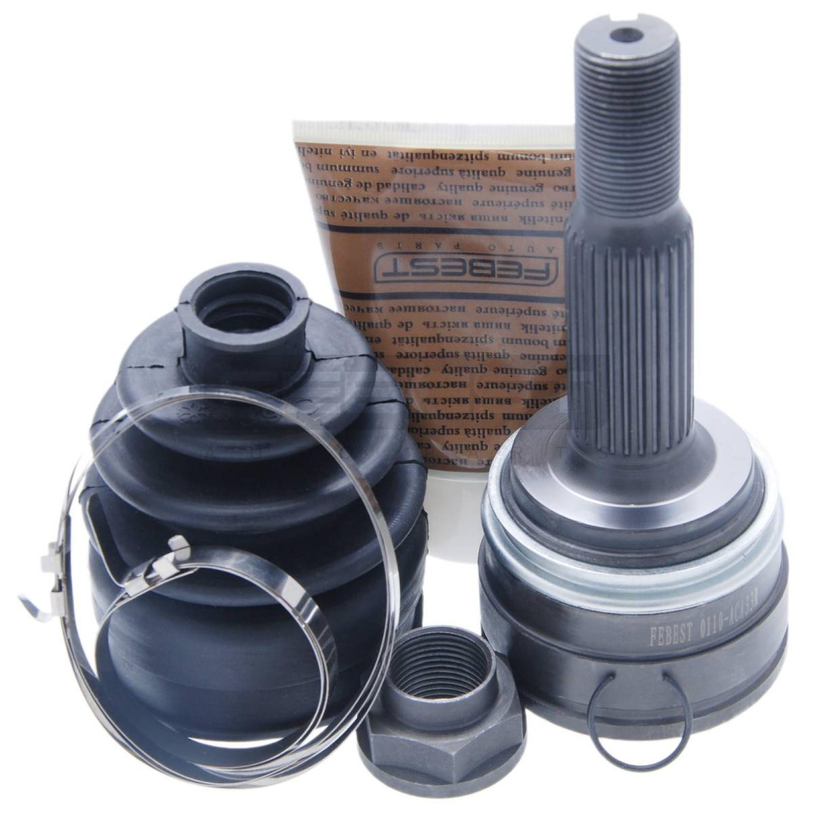 Joint Set, Drive Shaft/Outer Compatible With Toyota RAV-4 05-12 /Rear/OE To V