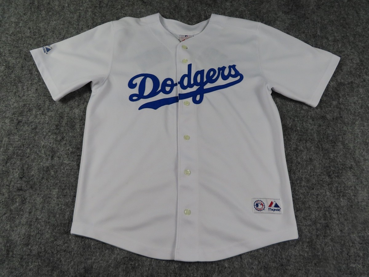 Los Angeles Dodgers Jersey Boys Large Majestic Garciaparra #5 MLB