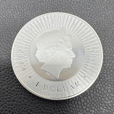 Royal Australian Mint 2016 Kangaroo 1 Oz .9999 Silver Uncertified