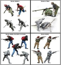 1/35 Syrian War Arab Rebel RESIN FIGURE MODEL KIT Unassembled Unpainted 6 FIGURE