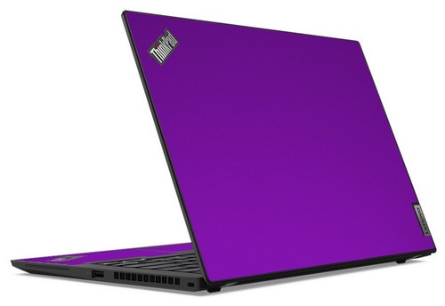 Autocollant de protection de peau pour ordinateur portable métallique LidStyles Lenovo ThinkPad T14S G3 - Photo 5 sur 12
