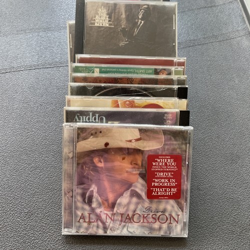 Unopened Alan Jackson & Eclectic Mix  Of Used CD’s-21 Total