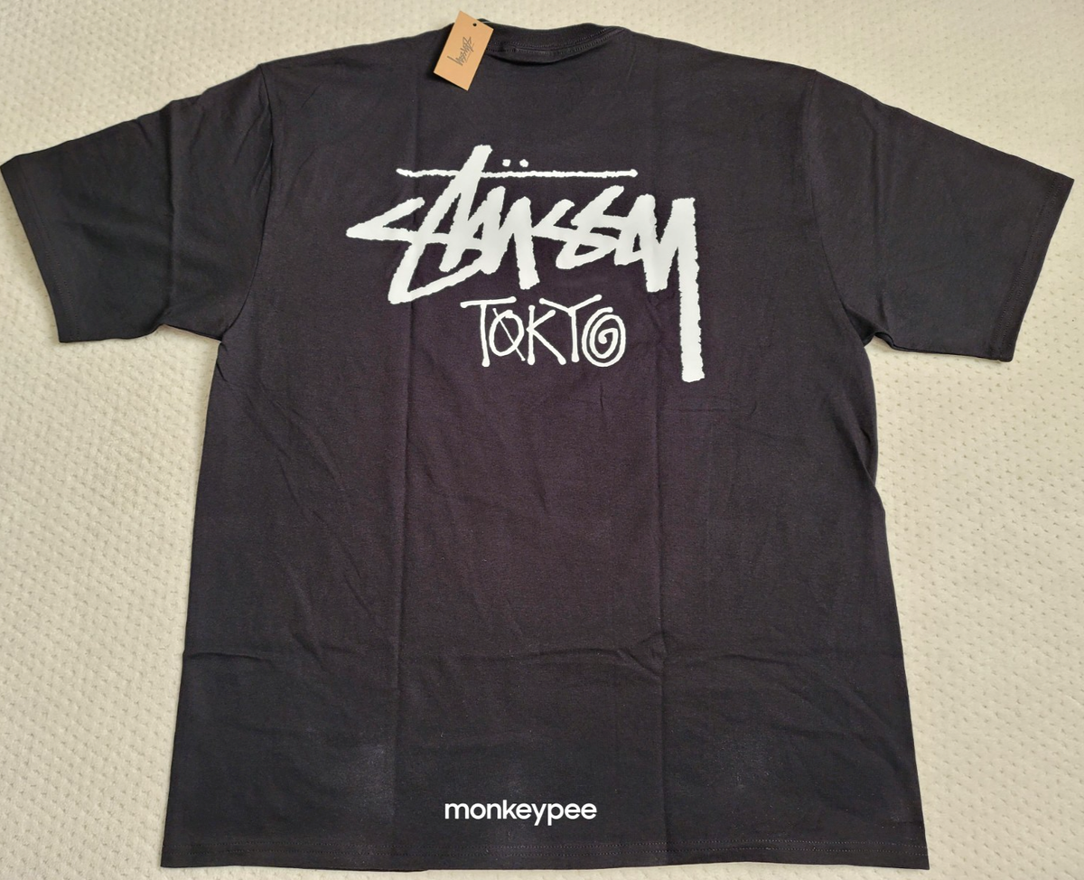 NWT STUSSY TOKYO Japan Chapter Tee Limited BLACK T-SHIRT, XL | eBay
