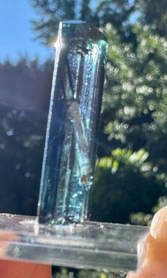Blue-Purple Tourmaline Crystal   Tourmaline Queen Mine, Pala, California 3.4 gra