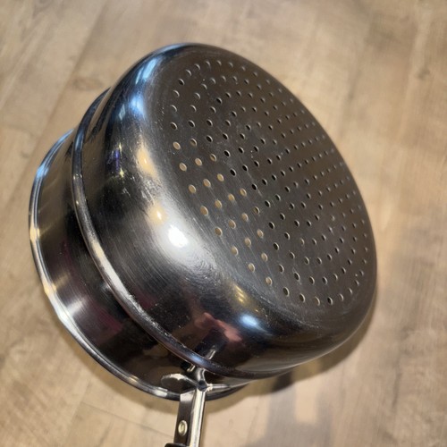 Inserto vaporiera colino vintage Revere Ware per salsiera 7,25" - Foto 5 di 7