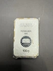 100 Gram GEIGER EDELMETALLE  .999 Silver Bar Ingot Sealed Toning Spots