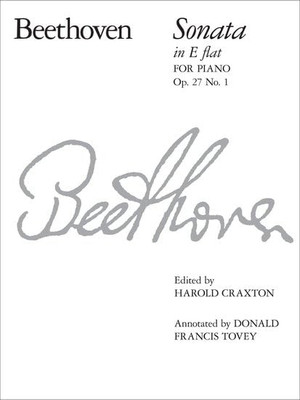Sonata in E flat major op 27 no 1 (quasi fantasia) - Sheet music NEW Beethoven (