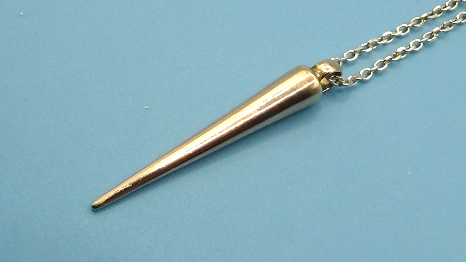 Collar colgante vintage de plata esterlina 925 italiano Dyadema de 16" a 17-3/4" Foto 2 de 4