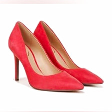 Sam Edelman Hazel Pump in Guava Pink Suede 9 