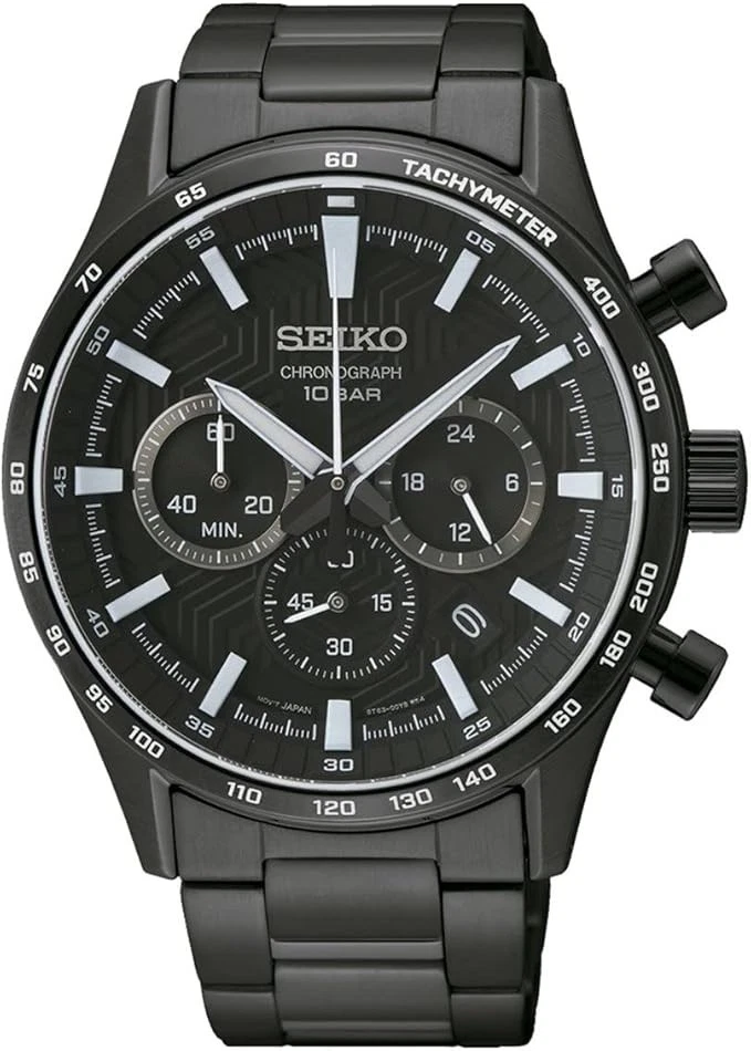 Seiko  SSB415P1 Quarzwerk Herren-Armbanduhr
