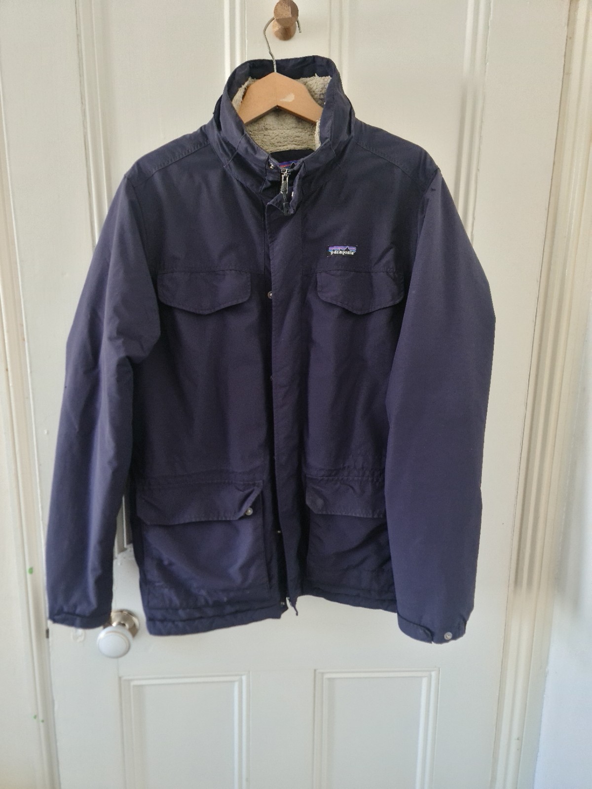 Patagonia Isthmus Parka Blue Men's Medium - Warm Winter Jacket